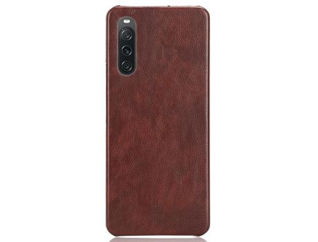 Funda para Sony Xperia 10 V Piel Sintética Marrón