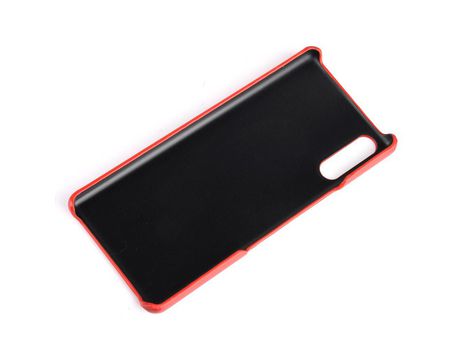 Funda para Sony Xperia L4 Piel Sintética Rojo
