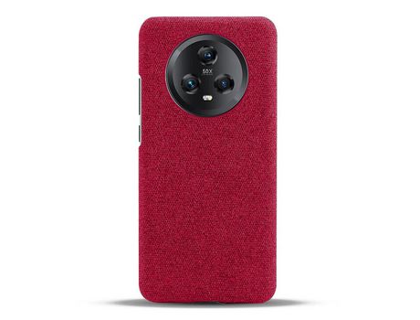 Funda para Honor Magic5 Piel Sintética Rojo