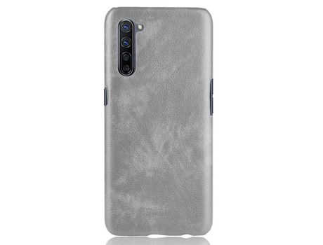 Funda para Oppo Piel Sintética Gris