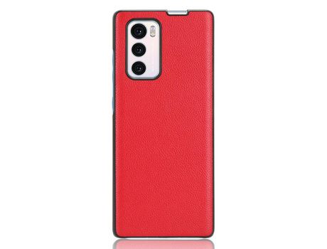 Funda para Lg Wing 5G Piel Sintética Rojo