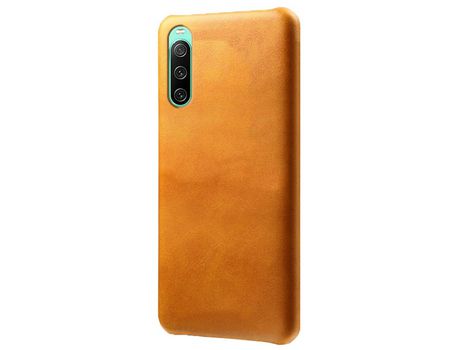Funda para Sony Xperia 10 Iv Piel Sintética Naranja