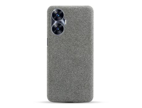 Funda para Realme Piel Sintética Gris