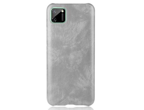 Funda para Realme Piel Sintética Gris