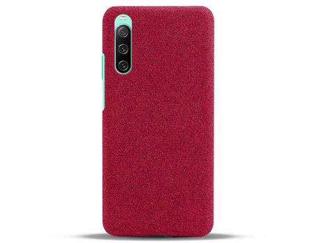 Funda para Sony Xperia 10 Iv Piel Sintética Rojo