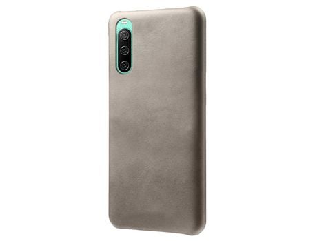 Funda para Sony Xperia 10 Iv Piel Sintética Gris