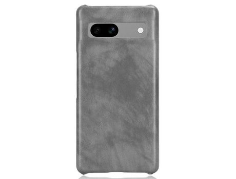 Funda para Google Pixel 7A Piel Sintética Gris