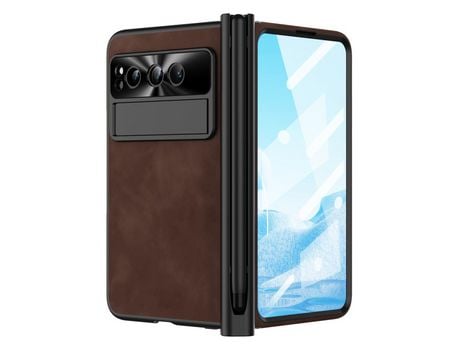 Funda para Google Pixel Fold Piel Sintética Marrón