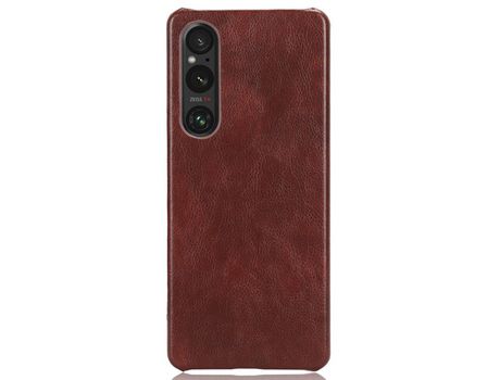 Funda para Sony Xperia 1 V Piel Sintética Marrón