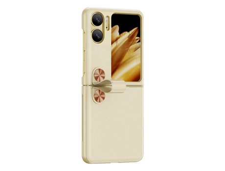 Funda para Oppo Piel Sintética Dorado