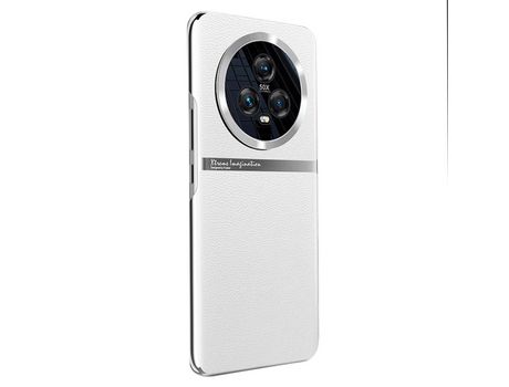 Funda para Honor Magic5 Piel Sintética Blanco