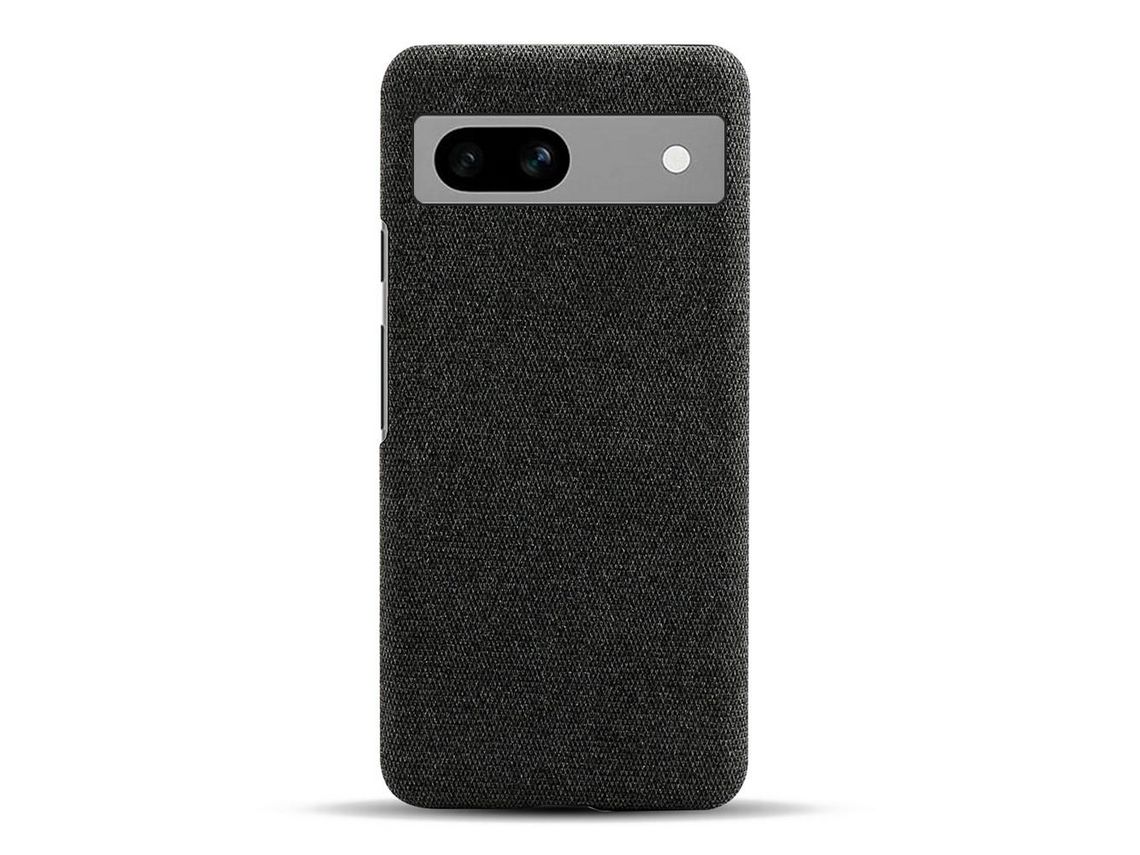 Capa para Google Pixel 7A Pele Sintética Anti-Riscos Preto 
