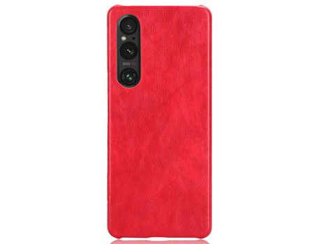 Funda para Sony Xperia 1 V Piel Sintética Rojo