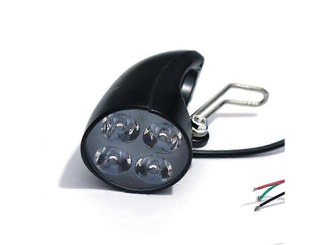 Luz para Bicicleta Eléctrica Ebike 36v 48v, 4 Leds Delanteros, Super Brillante.