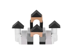Ats-conjunto De Bloques De Madera Educativos Juego De Apilar Construcción Juguetes Para Niños Y Niñas