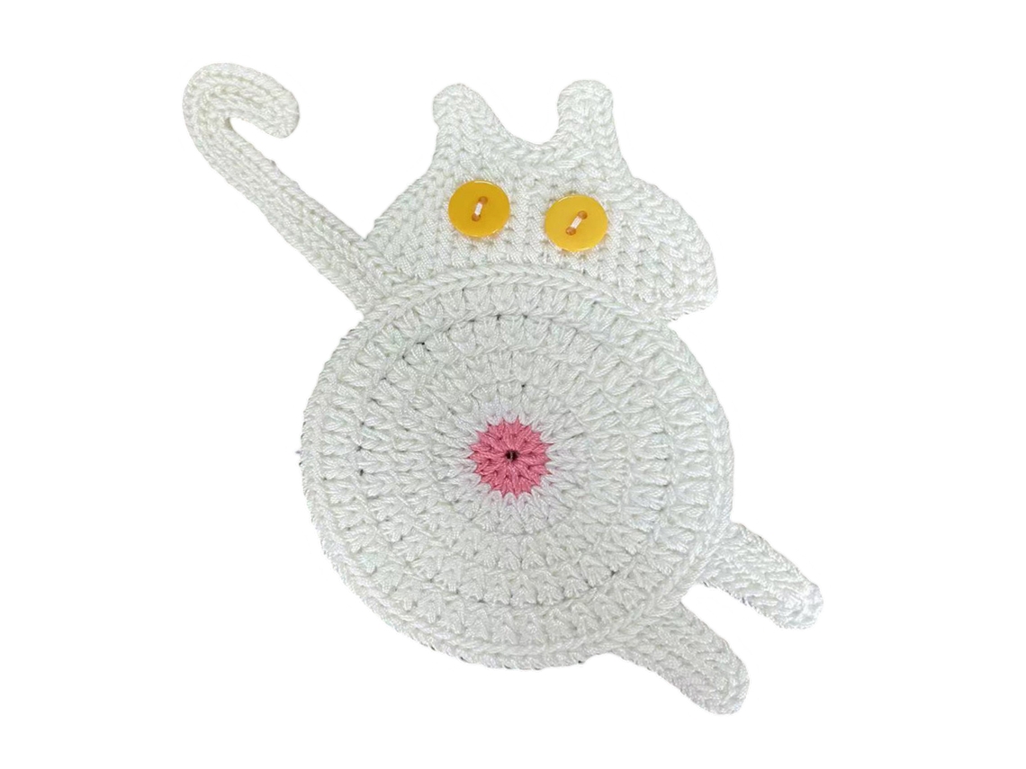 HYMNORA Posavasos con temática de gatos - Regalo para amantes de felinos, aislante térmico