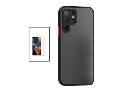 Protector de Pantalla para Samsung Galaxy S22 Ultra/S22 Ultra 5G PHONE CARE Vidrio Templado Negro