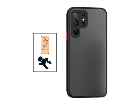 Funda para Samsung Galaxy S22 Ultra/S22 Ultra 5G PHONE CARE Vidrio Templado Negro