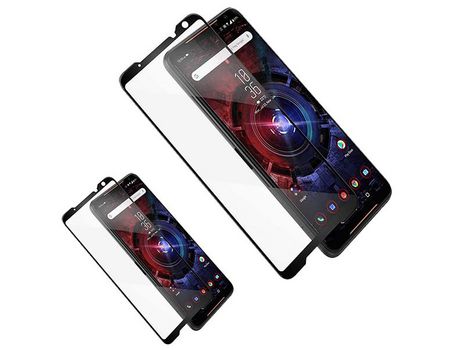 Conjunto de Protectores de Pantalla para Asus Rog Phone 7 PHONECARE Vidrio Templado Negro (2un)
