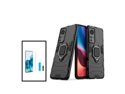 Protector de Pantalla para Xiaomi 12 Pro, Mi 12 Pro PHONECARE Vidrio Negro