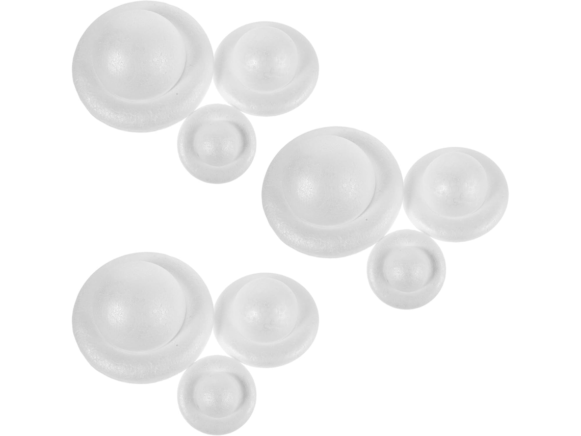 Kit Educativo De 9 Piezas Para Armar Un Sistema Solar Con Bolas De Espuma De Poliestireno.