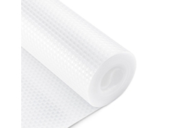 MEOIRUERY Lanadores de estantes para gabinetes de cocina, revestimientos de estantes sin deslizamiento de revestimiento de cajones de gabinete lavable, alfombra