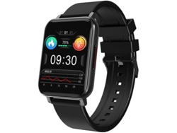 Reloj inteligente con monitor de actividad física, pantalla táctil de 1,69", frecuencia cardíaca, pasos, IP67, resistente al agua, Bestvite (negro)