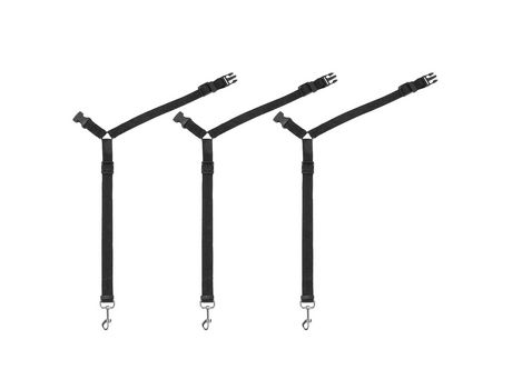 Cinturón de Seguridad Ajustable para Perros y Gatos con Collar de Seguridad para Coche YDCY