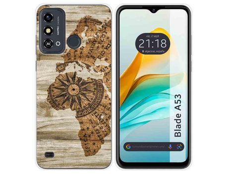 Funda para ZTE Blade A53 TUMUNDOSMARTPHONE de Silicona-Multicolor