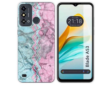 Funda para ZTE Blade A53 TUMUNDOSMARTPHONE de Silicona-Multicolor
