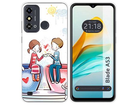 Funda para ZTE Blade A53 TUMUNDOSMARTPHONE de Silicona-Multicolor