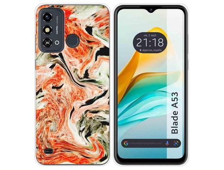 Funda para ZTE Blade A53 TUMUNDOSMARTPHONE de Silicona-Multicolor