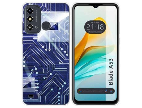 Funda para ZTE Blade A53 TUMUNDOSMARTPHONE de Silicona-Multicolor