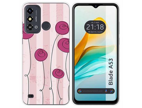 Funda para ZTE Blade A53 TUMUNDOSMARTPHONE de Silicona-Multicolor