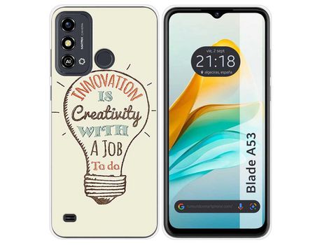 Funda para ZTE Blade A53 TUMUNDOSMARTPHONE de Silicona-Multicolor