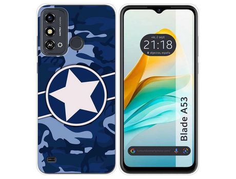 Funda para ZTE Blade A53 TUMUNDOSMARTPHONE de Silicona-Multicolor