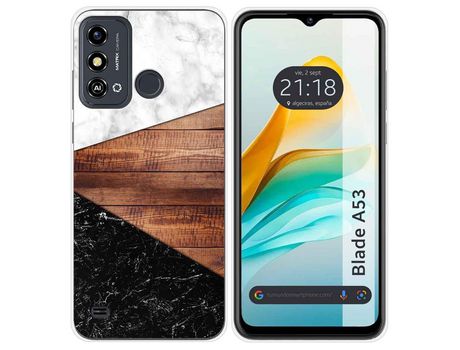 Funda para ZTE Blade A53 TUMUNDOSMARTPHONE de Silicona-Multicolor