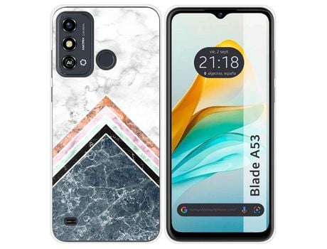 Funda para ZTE Blade A53 TUMUNDOSMARTPHONE de Silicona-Multicolor