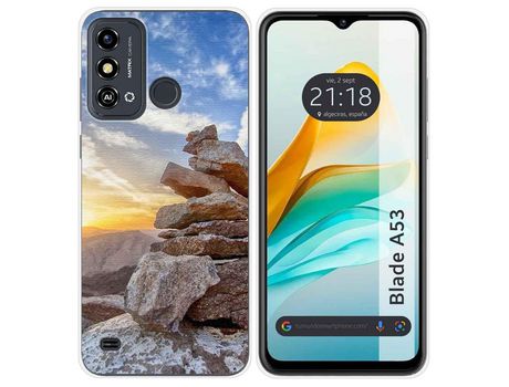Funda para ZTE Blade A53 TUMUNDOSMARTPHONE de Silicona-Multicolor