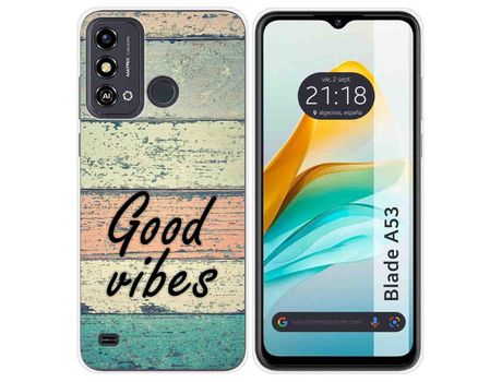 Funda para ZTE Blade A53 TUMUNDOSMARTPHONE de Silicona-Multicolor
