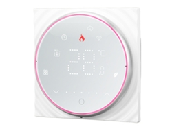Termostato Inteligente Wifi Con Pantalla Lcd Para Calefacción De Suelo Hogar 86 Caja Oculta 95‑240v 5a Blanco