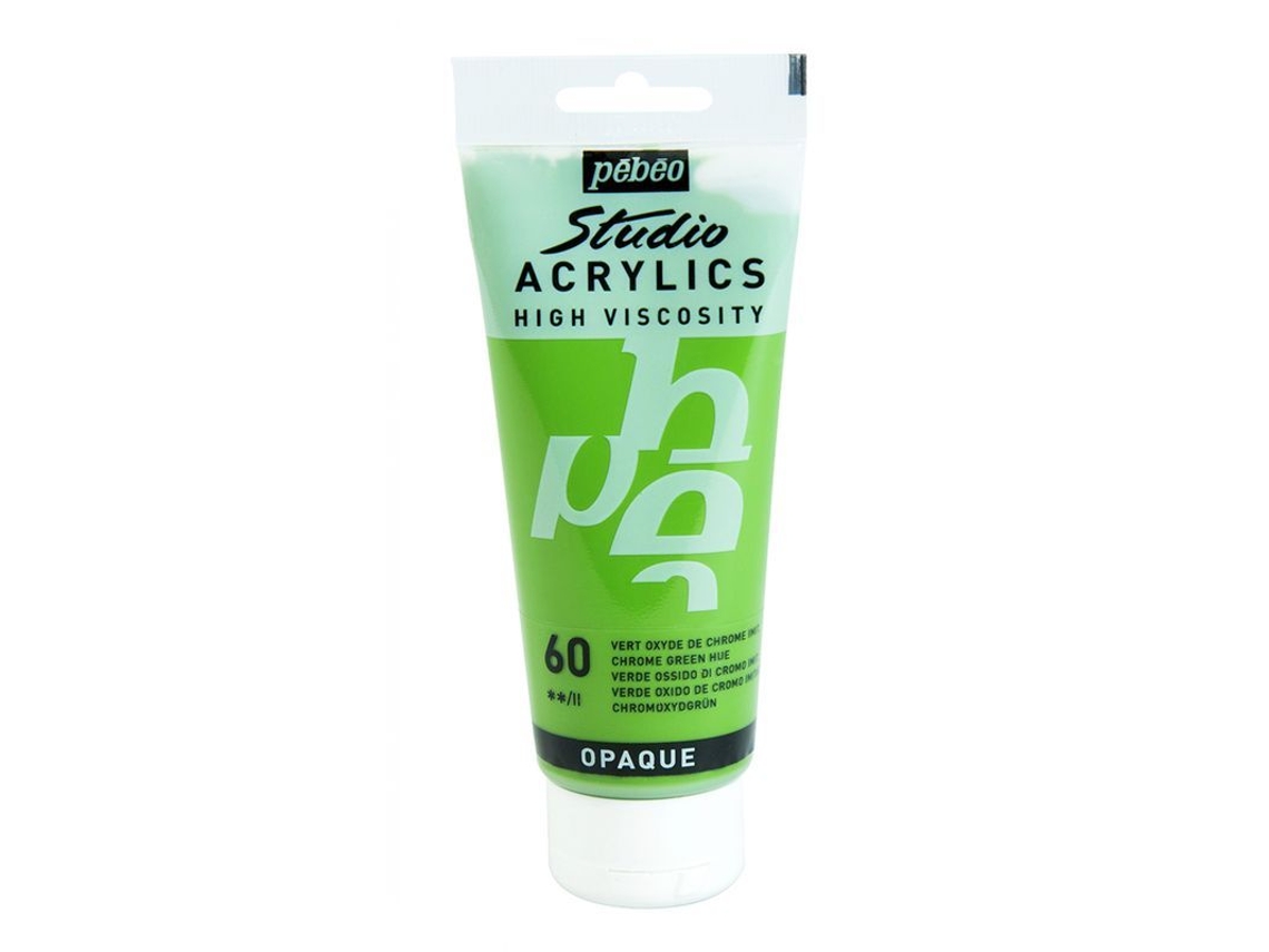 Tinta Acrílica PÉBÉO (Opaca - Verde Claro - 100ml)