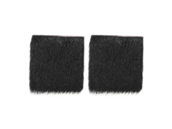 2026-2pcs Reposo De Flecha De Arco Ligero Almohadilla De Pelo Para Arco Tradicional Recurvo Anti-deslizante Negro