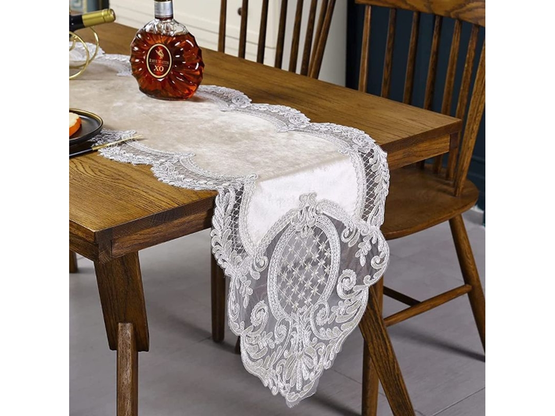 Elegante Mantel De Terciopelo Lavable Con Diseño De Cáliz Floral Para Decoración.