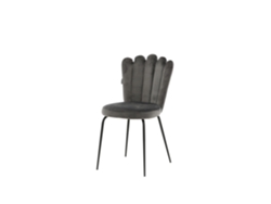 Cadeira Jantar FURNLUX Lillehammer Cinzento Têxtil 45X54X83 Cm