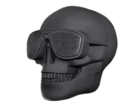 Shenyun Skull Altavoces Bluetooth Altavoz inalámbrico portátil con micrófono incorporado Altavoz de graves estéreo con diseño creativo y genial BIS...