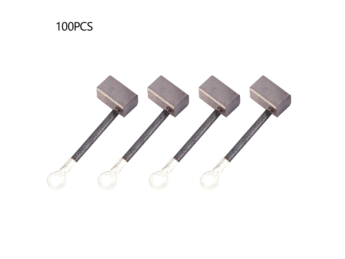 100 Unidades De Escobillas De Carbón J435a De 9x8x14,5 Mm Para Motores De Bombas De Agua Y Aceite De 12 V/24 V/48 V Cc Y Accesorios Para Herramientas.