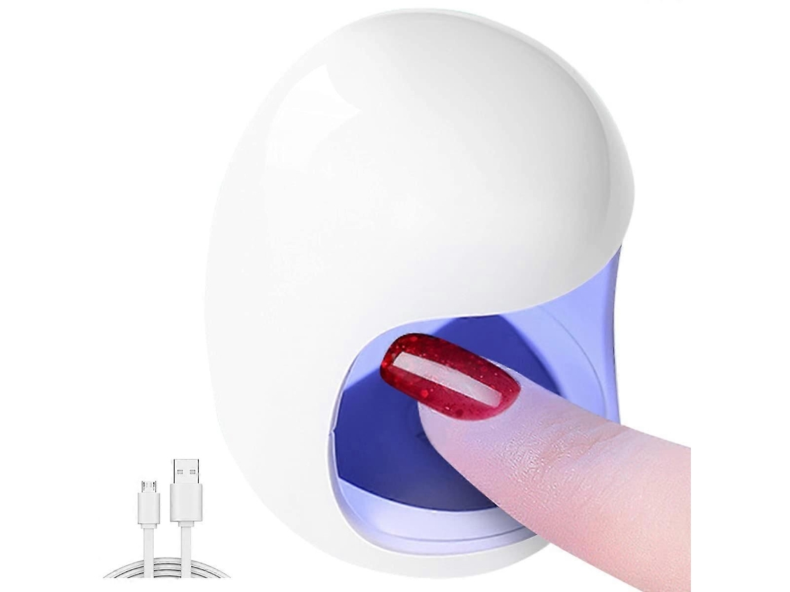 Lámpara de fototerapia para uñas, mini luz USB con forma de huevo, secador de luz solar LED para terapia, herramientas automáticas Senso R Art para dedos GOKOCO