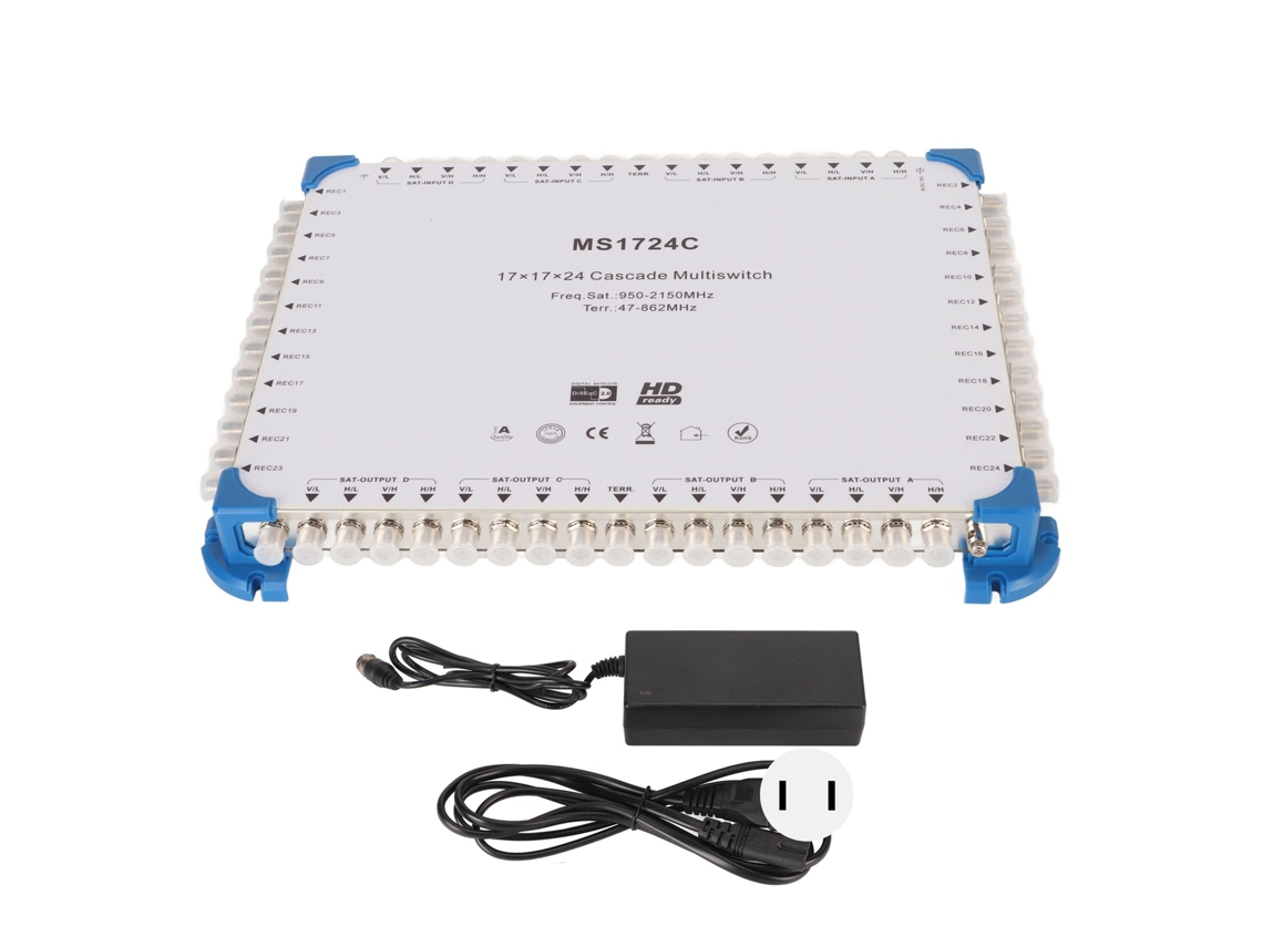 Conmutador multicanal (Plug and Play, multiseñal)