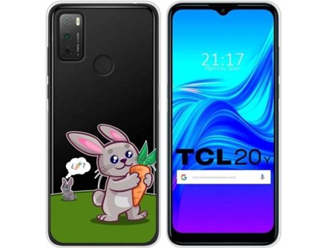 Carcasa TCL 20Y TUMUNDOSMARTPHONE Conejo Multicolor